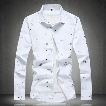 2019 New Arrival Men's shirt Long Sleeve Shirt Mens Dress Shirts Casual Bow and Arrow Pattern Shirts Big Size M- 4XL 5XL 6XL 7XL
2019 New Arrival Men's shirt Long Sleeve Shirt Mens Dress Shirts Casual Bow and Arrow Pattern Shirts Big Size M- 4XL 5XL 6XL 7XL