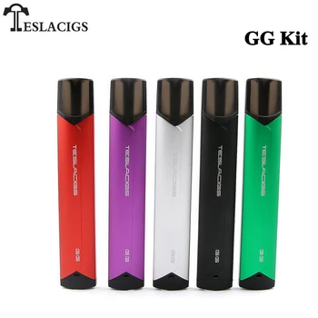Original Teslacigs GG POD System Kit 380mah battery with 2ML Cartridge Atomizer Electronic Cigarette Tesla GG Vape Pen Start kit
Original Teslacigs GG POD System Kit 380mah battery with 2ML Cartridge Atomizer Electronic Cigarette Tesla GG Vape Pen Start kit