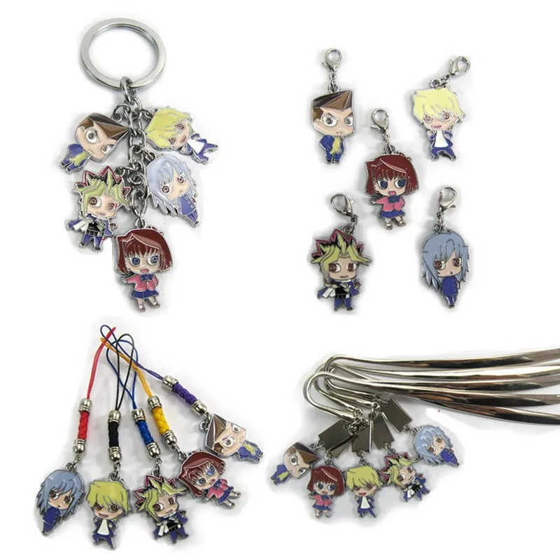 4 styles 5 Pcs/set Yu Gi Oh figures toys YuGiOh yugi mutou Doll figure phone strap/Keychain set pendant toys free shipping
4 styles 5 Pcs/set Yu Gi Oh figures toys YuGiOh yugi mutou Doll figure phone strap/Keychain set pendant toys free shipping
