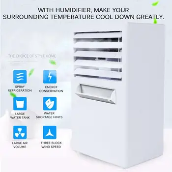 Hot Mini Portable Air Cooler Air Conditioner Humidifier Air Cooling Fan Bladeless Fan for Home Office Desk Personal Use EU
Hot Mini Portable Air Cooler Air Conditioner Humidifier Air Cooling Fan Bladeless Fan for Home Office Desk Personal Use EU