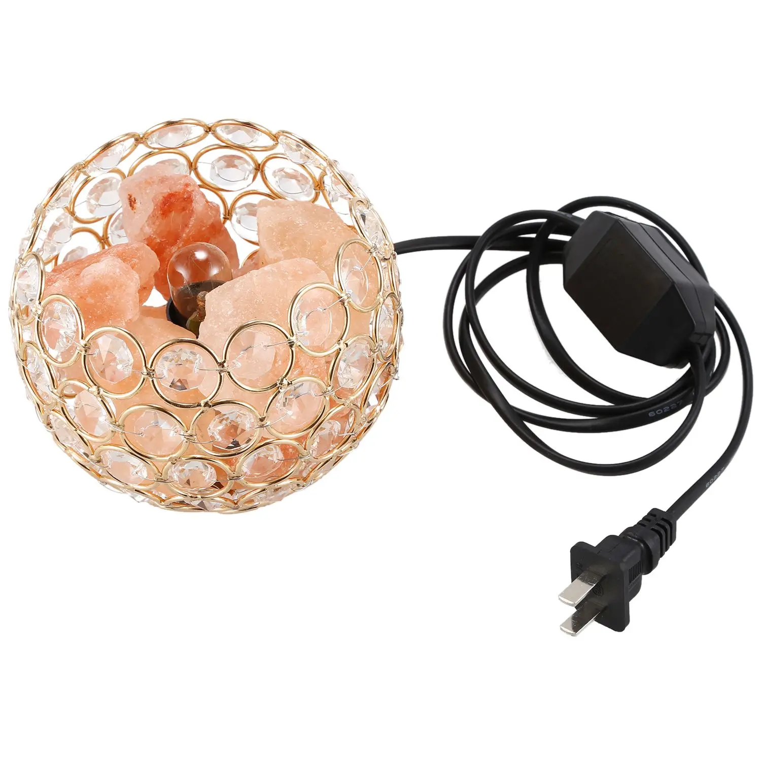 Himalayan Salt Lamp gold Crystal Sea Salt Rock Lamp Bowl 15W Bulbs,Alloy Base,Dimmable Controller,UL-Listed Cord,US Plug
Himalayan Salt Lamp gold Crystal Sea Salt Rock Lamp Bowl 15W Bulbs,Alloy Base,Dimmable Controller,UL-Listed Cord,US Plug