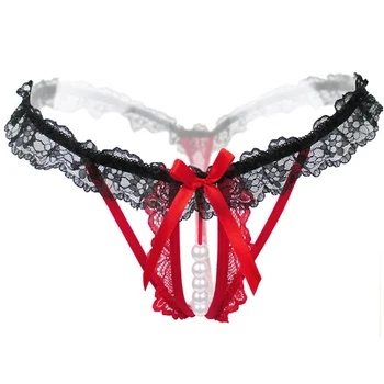 Fashion HOT Pearl Lace Women Thongs And G Strings Sexy Pearls Tangas Women Sexy Panties Female Erotic Lingerie Femme Knickers
Fashion HOT Pearl Lace Women Thongs And G Strings Sexy Pearls Tangas Women Sexy Panties Female Erotic Lingerie Femme Knickers