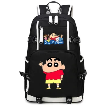 Cartoon Little Boy Large Backpack Laptop Boys and Girls Canvas Bags Book School Bag Anime Bagpack Students Satchel Travel Bags
Cartoon Little Boy Large Backpack Laptop Boys and Girls Canvas Bags Book School Bag Anime Bagpack Students Satchel Travel Bags
