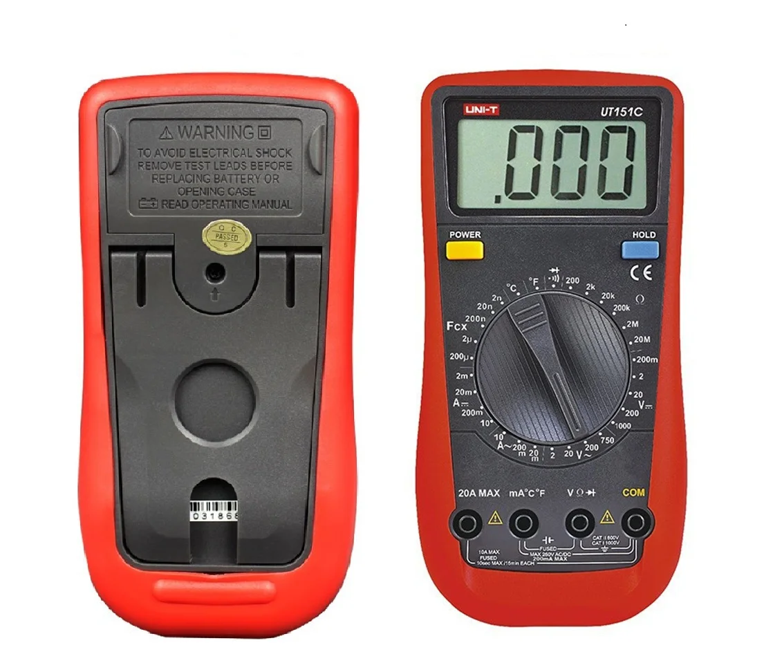 2017 NEW Digital Multimeter UNI-T UT151C Professional Electrical Handheld Tester LCR Meter Ammeter Multitester
2017 NEW Digital Multimeter UNI-T UT151C Professional Electrical Handheld Tester LCR Meter Ammeter Multitester