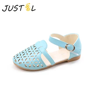 JUSTSL summer new fashion girls sandals princess flat heel shoes hollow breathable sandals for kids Explosion models 2017
JUSTSL summer new fashion girls sandals princess flat heel shoes hollow breathable sandals for kids Explosion models 2017