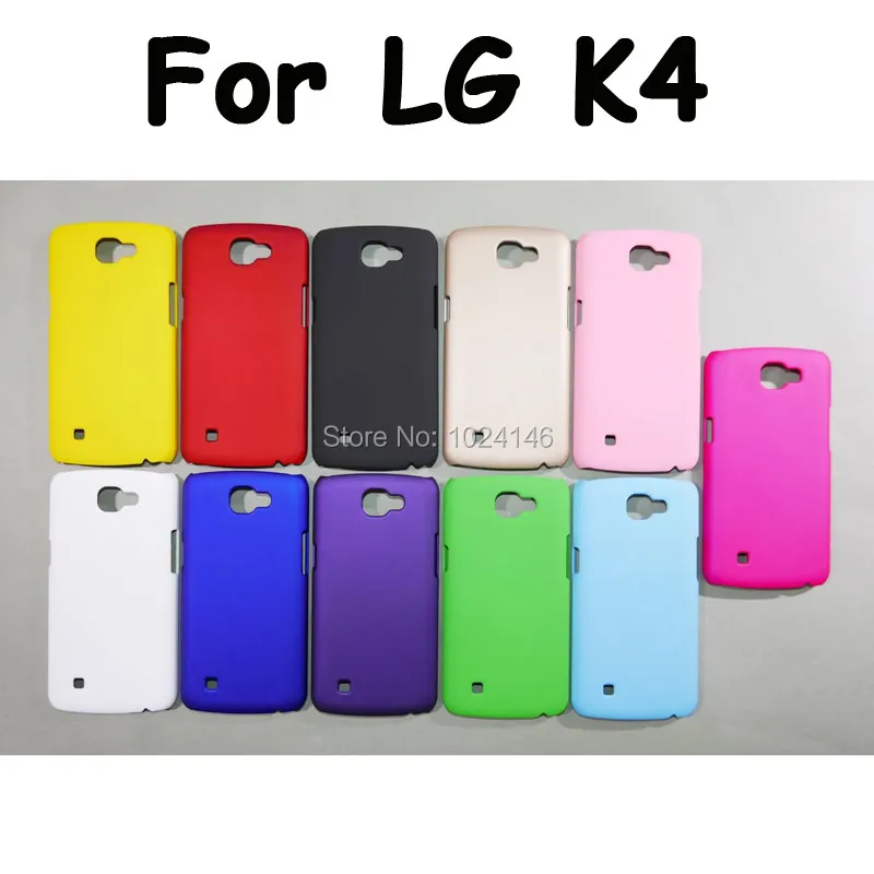 New Slim Matte Hard Plastic Case Candy Color Frosted Anti-fingerprint PC Cover Shell For LG K4 / Optimus Zone 3 Zone3 VS425 4.5" |