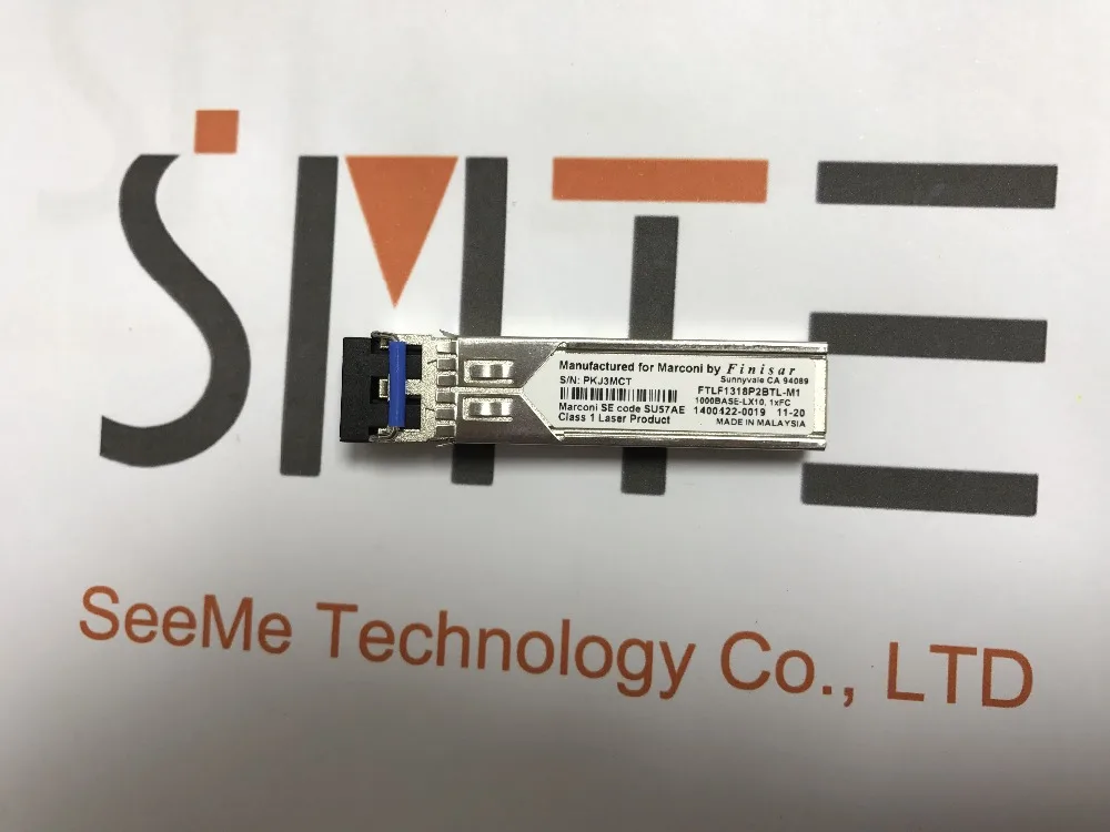 FTLF1318P2BTL-M1 New and Original 1400422-0019 Manufactuied for Marconi by Finisar Sunnyvale CA 94089 1000BASE-LX10, 1xFC
FTLF1318P2BTL-M1 New and Original 1400422-0019 Manufactuied for Marconi by Finisar Sunnyvale CA 94089 1000BASE-LX10, 1xFC
