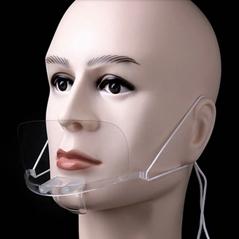 10pcs/set cooking mask anti-fog transparent plastic Health mask kitchen food restaurant catering mask
10pcs/set cooking mask anti-fog transparent plastic Health mask kitchen food restaurant catering mask