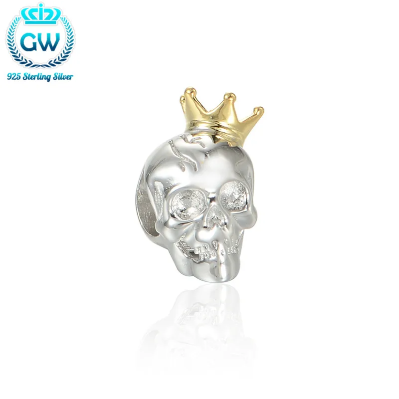 2016 New Golden Silver Beads Skull Beads Halloween Charms Wholesale GW Brand Jewellery E025-30
2016 New Golden Silver Beads Skull Beads Halloween Charms Wholesale GW Brand Jewellery E025-30