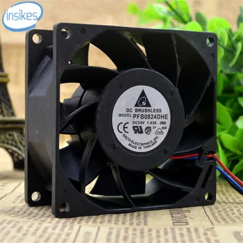 PFB0824DHE Double Ball Bearing Axial Cooling Fan DC 24V 32.4W 1.35A 8800RPM 8038 8cm 80*80*38mm 3 Wires
PFB0824DHE Double Ball Bearing Axial Cooling Fan DC 24V 32.4W 1.35A 8800RPM 8038 8cm 80*80*38mm 3 Wires
