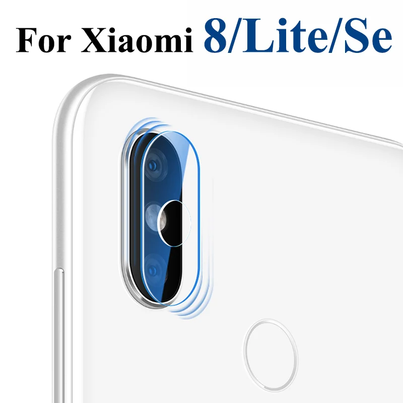 Фото Защитное стекло для экрана и объектива камеры Xiaomi 8 Se Lite Mi8 Xiomi Ksiomi Siaomi закаленное |