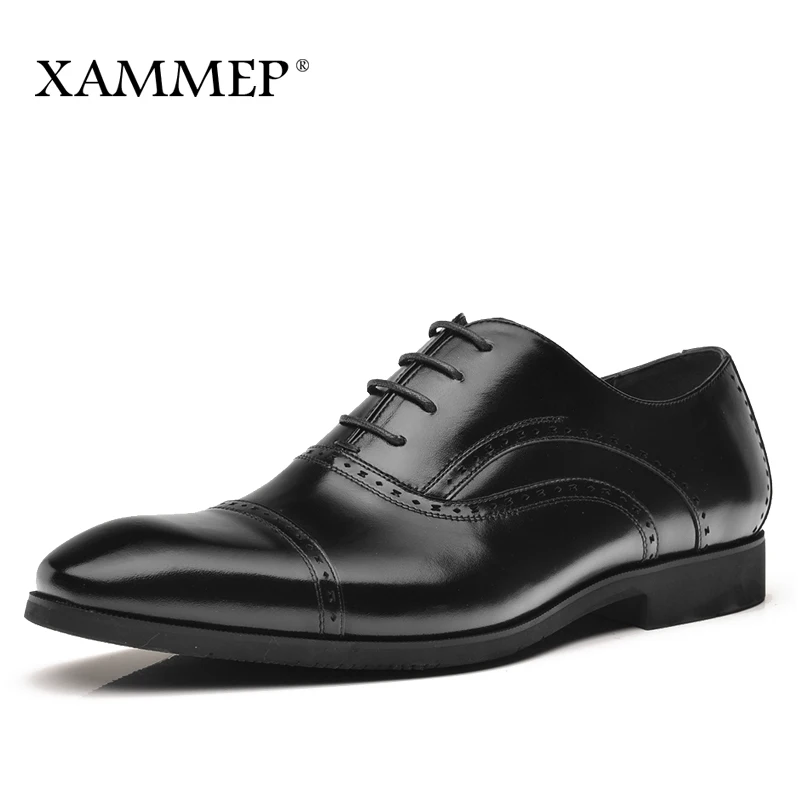 Genuine Leather Men Shoes Men Dress Shoes Brand Casual Shoes Men Business Formal Flats Gentleman Oxfords Wedding Solid Xammep
Genuine Leather Men Shoes Men Dress Shoes Brand Casual Shoes Men Business Formal Flats Gentleman Oxfords Wedding Solid Xammep