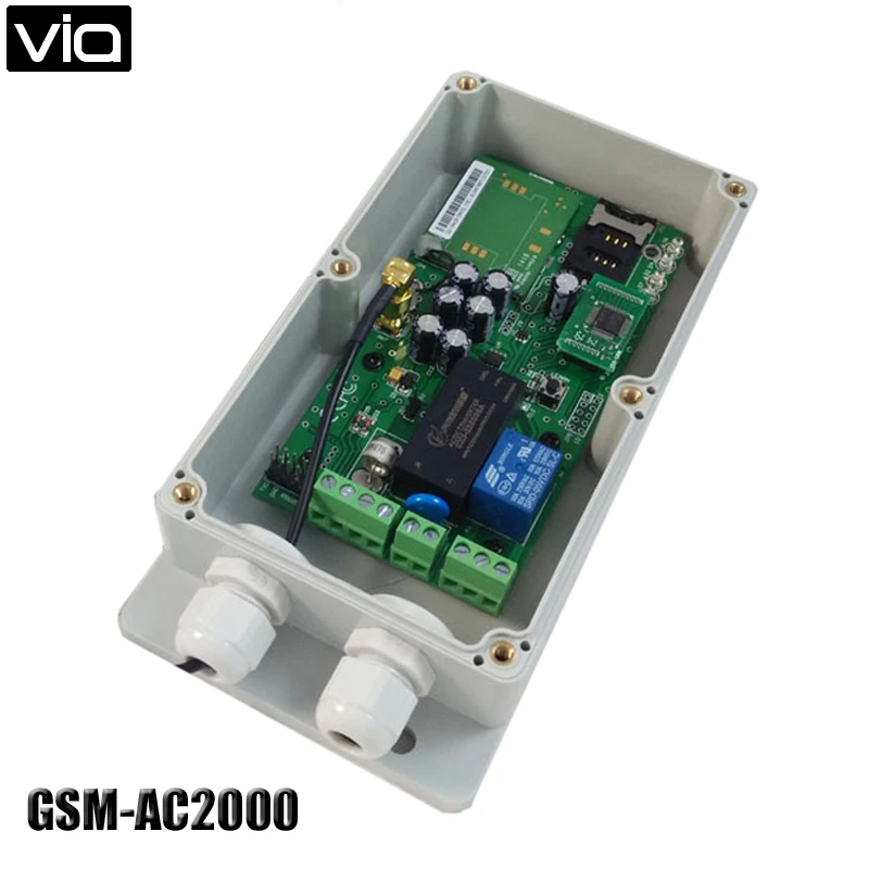 VIA GSM-AC2000 Direct Factory GSM Remote Control Board Automatic Door AC2000 Type
VIA GSM-AC2000 Direct Factory GSM Remote Control Board Automatic Door AC2000 Type