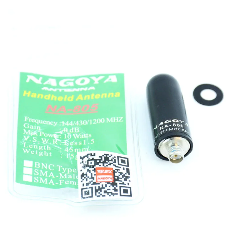 

1pcs Nagoya NA-805 SMA Male / SMA Female / BNC NA805 Dual Band 144/430MHz Antenna For Kenwood Wouxun Baofeng UV-5R Walkie Talkie