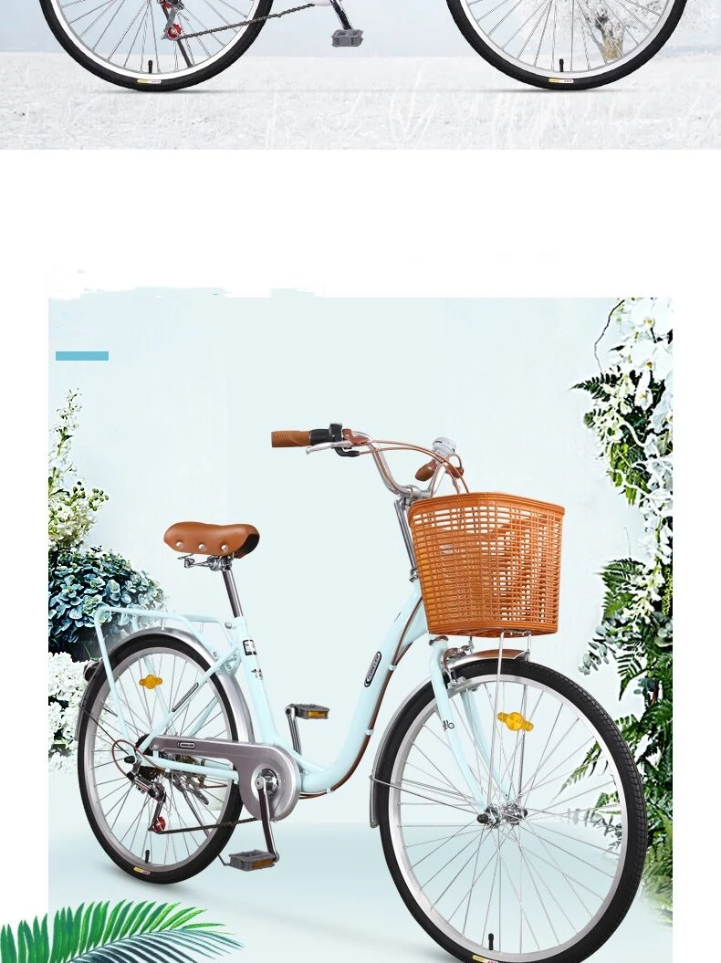 Best Adult Lady Commute Ordinary Lightweight 24 And 26 Inch Speed Shift High Carbon Steel Bicycle 3