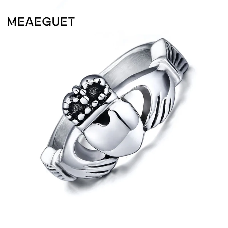 Meaeguet Fashion Wedding Rings Vintage Claddagh Wedding Ring For Women With My Hands I Give You My Heart
Meaeguet Fashion Wedding Rings Vintage Claddagh Wedding Ring For Women With My Hands I Give You My Heart