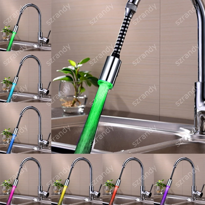 Retail - 3 Color LED Faucet Spout, Color will Change by different Water Temperature No Battery Aerator
Retail - 3 Color LED Faucet Spout, Color will Change by different Water Temperature No Battery Aerator
