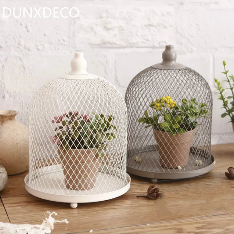 DUNXDECO Home Office Storage European Wedding Dessert Cover Potting Flower Tray Multifunction Storage Net Iron Craft Ornament
DUNXDECO Home Office Storage European Wedding Dessert Cover Potting Flower Tray Multifunction Storage Net Iron Craft Ornament