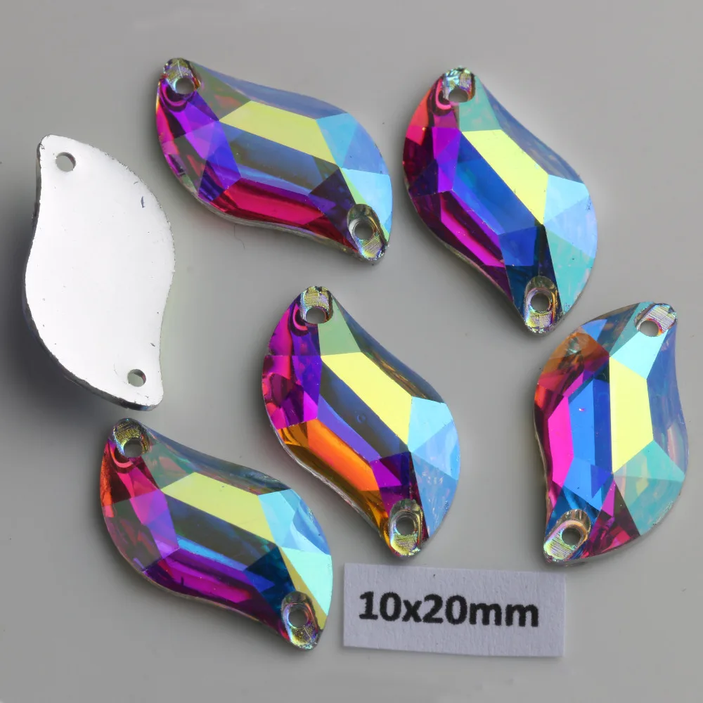 Free Shipping! 100pcs/Lot, 10*20mm Crystal AB / Clear AB Flat Back #3233 S-shaped Resin Sew On Stones
Free Shipping! 100pcs/Lot, 10*20mm Crystal AB / Clear AB Flat Back #3233 S-shaped Resin Sew On Stones