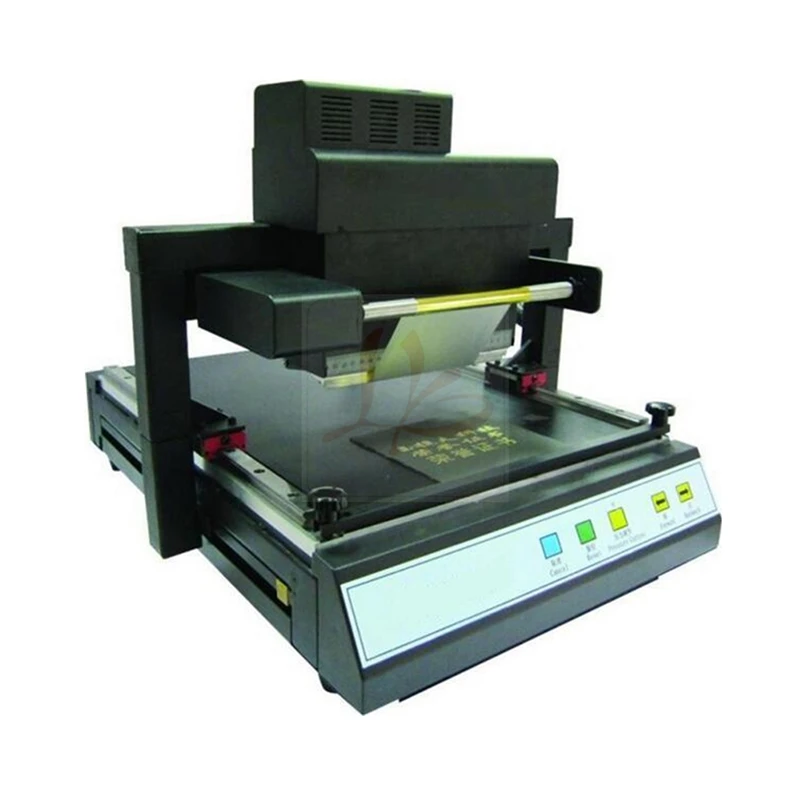 LY 450 digital automatic flatbed foil press stamping machine print size 420MM X 370MM Head Width 219mm
LY 450 digital automatic flatbed foil press stamping machine print size 420MM X 370MM Head Width 219mm