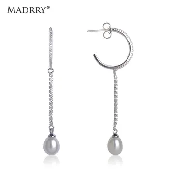 Madrry Freshwater Pearls Drop Earring Long Dangle Earrings Jewelry Vintage Gorgeous Wedding Chandelier Earrings for Women Gifts
Madrry Freshwater Pearls Drop Earring Long Dangle Earrings Jewelry Vintage Gorgeous Wedding Chandelier Earrings for Women Gifts