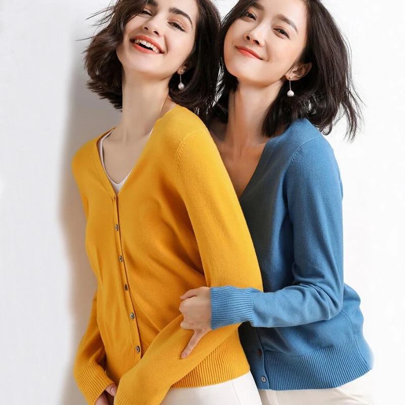 Women Sweater Button Basic Match Brand Tops 12 Colors New Spring Summer Cardigans sr518
Women Sweater Button Basic Match Brand Tops 12 Colors New Spring Summer Cardigans sr518