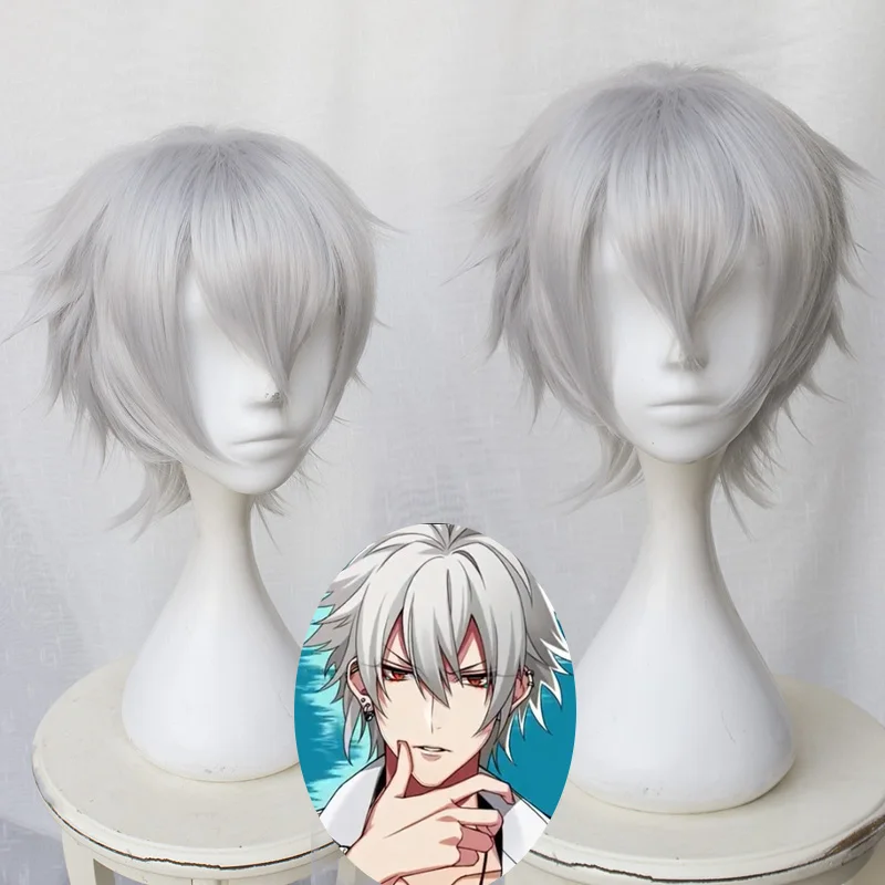 Biamoxer Hypnosismic Division Rap Battle DRB Mad Trigger Crew Samatoki Aohitsugi Mr.Hc Silver Short Wig Cosplay Halloween
Biamoxer Hypnosismic Division Rap Battle DRB Mad Trigger Crew Samatoki Aohitsugi Mr.Hc Silver Short Wig Cosplay Halloween