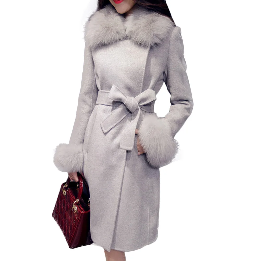2018 New Womens Overcoat Winter Warm Faux Fur Long Slim Size Plus Covered Button Coat Sashes Jacket Trench Parka Overcoat Coat
2018 New Womens Overcoat Winter Warm Faux Fur Long Slim Size Plus Covered Button Coat Sashes Jacket Trench Parka Overcoat Coat