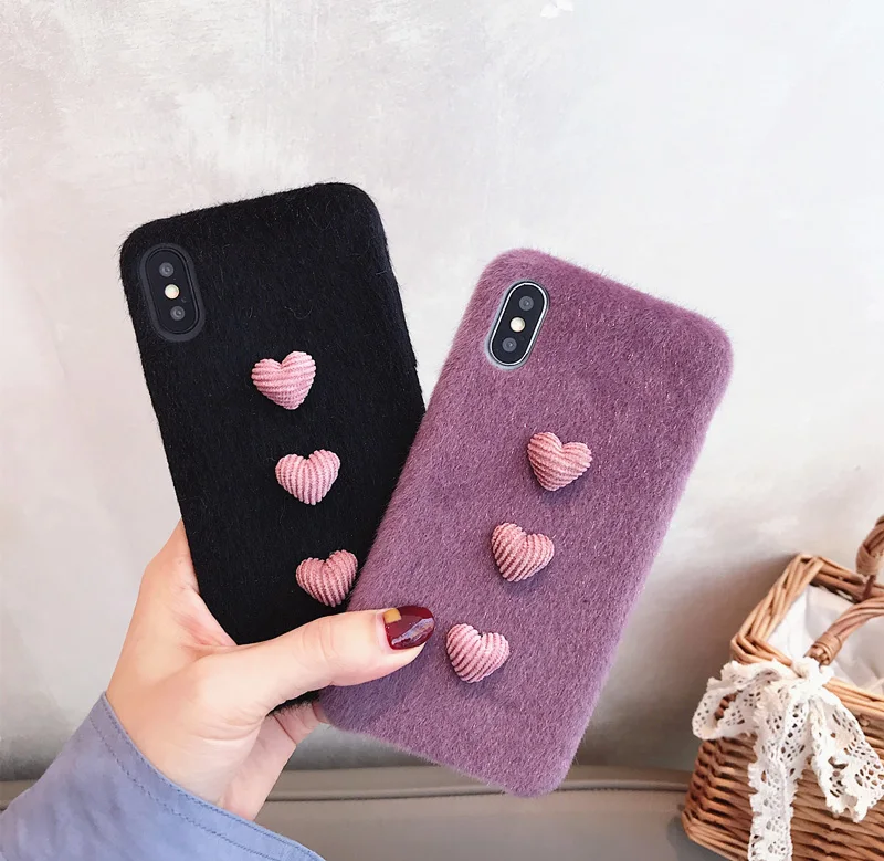 For Autumn and winter plush small love iphone xs max mobile phone shell Apple X / XR / 8plus simple 6sp / 7 female models
For Autumn and winter plush small love iphone xs max mobile phone shell Apple X / XR / 8plus simple 6sp / 7 female models