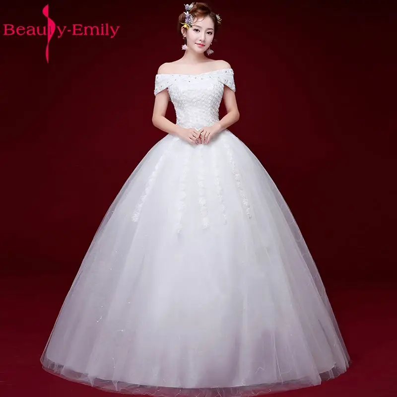 Beauty-Emily White Beads Wedding Dresses 2017 Ball Gown Lace Up Plus Size Wedding Party Bridal Dresses vestido de noiva
Beauty-Emily White Beads Wedding Dresses 2017 Ball Gown Lace Up Plus Size Wedding Party Bridal Dresses vestido de noiva