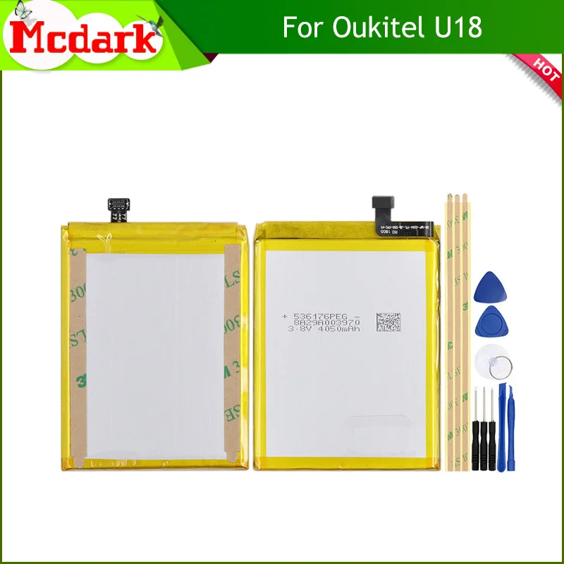 Mcdark для Oukitel U18 батарея Замена Высокое качество большой емкости 4050 мАч резервная