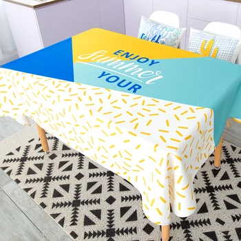 RZCortinas Tablecloth Yellow Blue Rectangular Table Cloth Wedding Party Table Cover With Leaf Flamingo Cactus Print Cotton Linen
RZCortinas Tablecloth Yellow Blue Rectangular Table Cloth Wedding Party Table Cover With Leaf Flamingo Cactus Print Cotton Linen