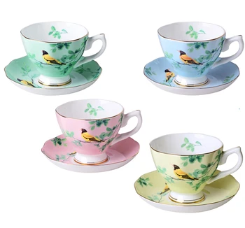 180ML. bone china craft cups for tea, antique-porcelain-cups, vintage bird painting, ceramic coffee cup set fair tea ceremony
180ML. bone china craft cups for tea, antique-porcelain-cups, vintage bird painting, ceramic coffee cup set fair tea ceremony