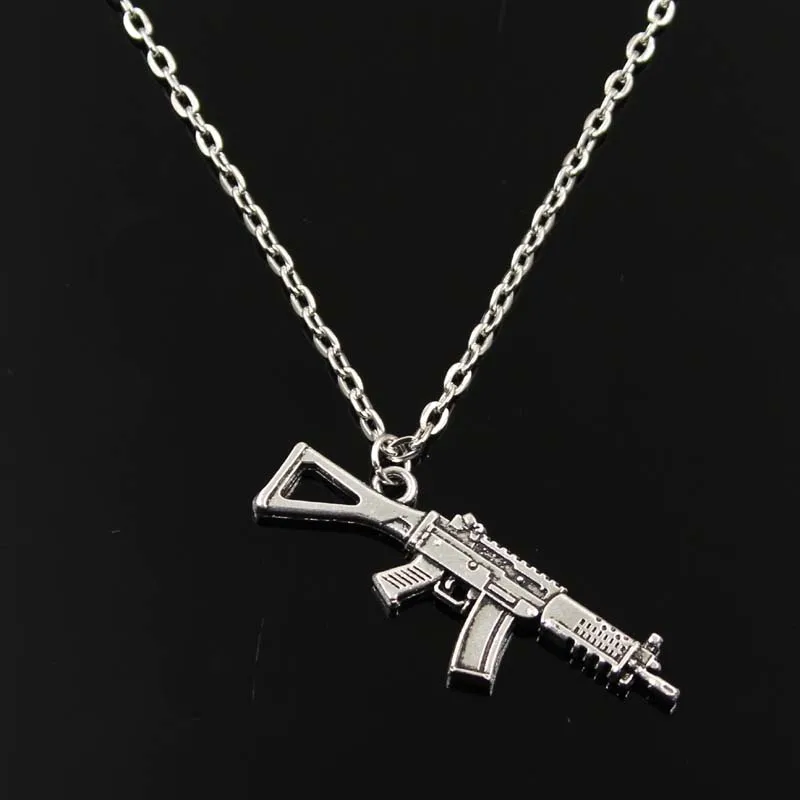Simple Classic fashion machine gun assault rifle Antique Silver Pendant Girl Short Long Chain Necklaces Jewelry for women
Simple Classic fashion machine gun assault rifle Antique Silver Pendant Girl Short Long Chain Necklaces Jewelry for women