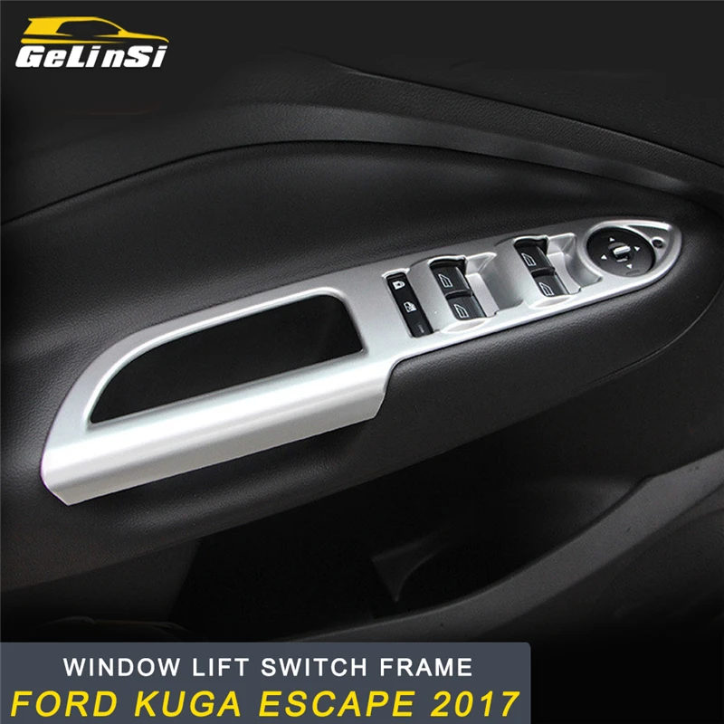 GELINSI Window Lift Switch Frame Cover Trim Frame Sticker Interior Accessories for Ford KUGA Escape 2017 2018
GELINSI Window Lift Switch Frame Cover Trim Frame Sticker Interior Accessories for Ford KUGA Escape 2017 2018