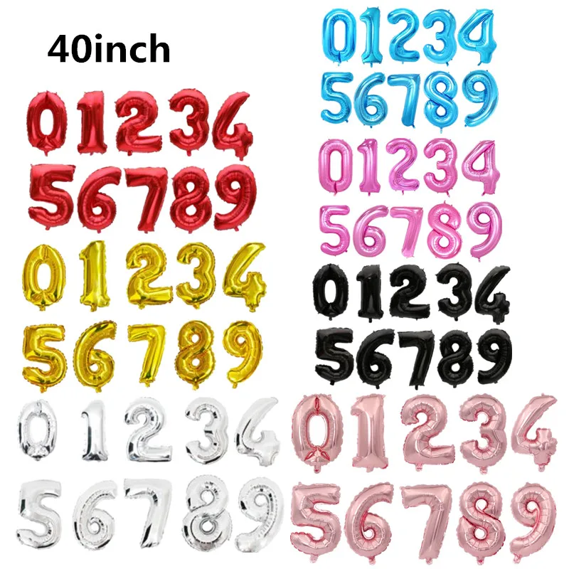 1pcs 40inch Wedding Birthday Party Number Balloons 0/1/2/3/4/5/6/7/8/9 Wedding Baby Shower Family Party Foil Balloon Supply
1pcs 40inch Wedding Birthday Party Number Balloons 0/1/2/3/4/5/6/7/8/9 Wedding Baby Shower Family Party Foil Balloon Supply