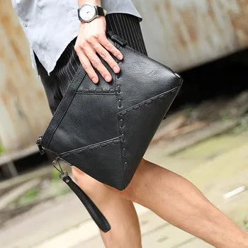 New Men's Bag PU Leather Plaid Handbag Designer Tote Bags Men Clutch Purse Pack
New Men's Bag PU Leather Plaid Handbag Designer Tote Bags Men Clutch Purse Pack