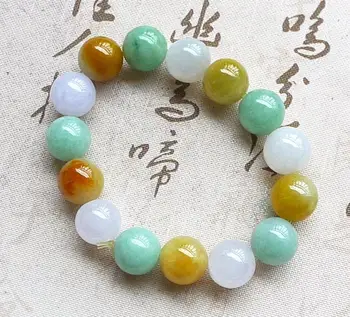 New Grade A Jadeite Jade Bead 8- 10mm Perfect Colorful Beads Woman's Lucky Bracelet fine jewelry
New Grade A Jadeite Jade Bead 8- 10mm Perfect Colorful Beads Woman's Lucky Bracelet fine jewelry