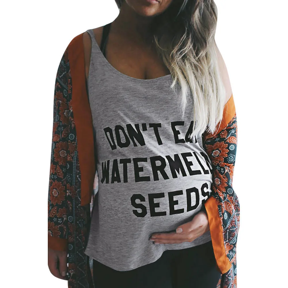 Women Fashion Maternity Letter Print Pregnancy Sleeveless Vest Tank Tops Female Breastfeeding Pregnancy Shirt Fashion Maternity
Women Fashion Maternity Letter Print Pregnancy Sleeveless Vest Tank Tops Female Breastfeeding Pregnancy Shirt Fashion Maternity