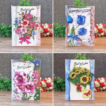 5pcs/lot To Alice Music Blessing Card Valentine's Day Card Three-dimensional Flower Gilding Tri-fold Festival Greeting Card
5pcs/lot To Alice Music Blessing Card Valentine's Day Card Three-dimensional Flower Gilding Tri-fold Festival Greeting Card