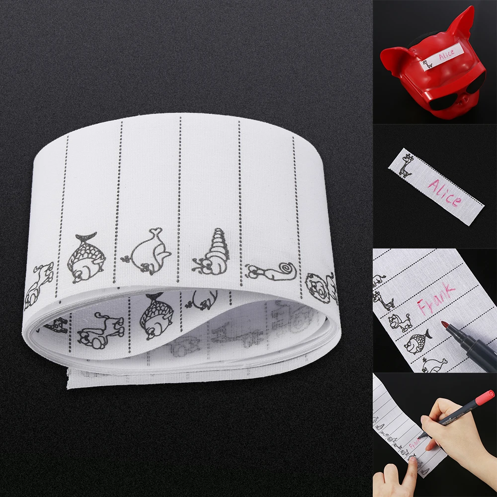 100Pcs/Pack White Washable Iron On Name Labels Garment Fabric Tags Marker Set For Clothes Accessories Cartoon DIY Crafts Labels
100Pcs/Pack White Washable Iron On Name Labels Garment Fabric Tags Marker Set For Clothes Accessories Cartoon DIY Crafts Labels