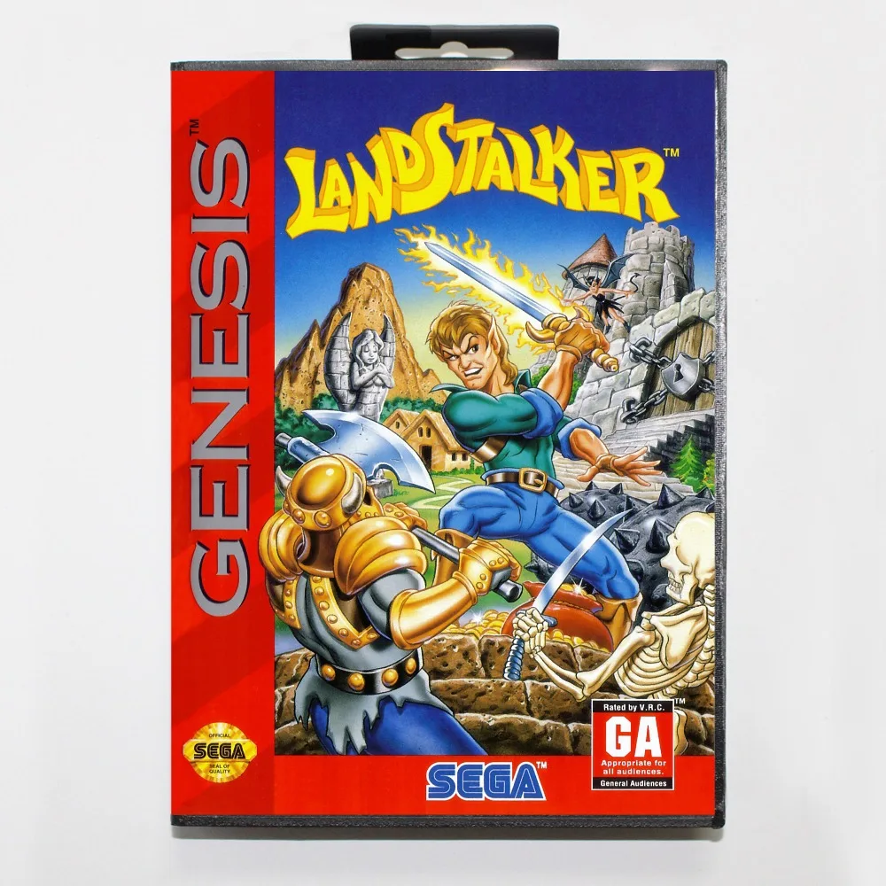 Landstalker Game Cartridge 16 bit MD Game Card With Retail Box For Sega Mega Drive For Genesis
Landstalker Game Cartridge 16 bit MD Game Card With Retail Box For Sega Mega Drive For Genesis