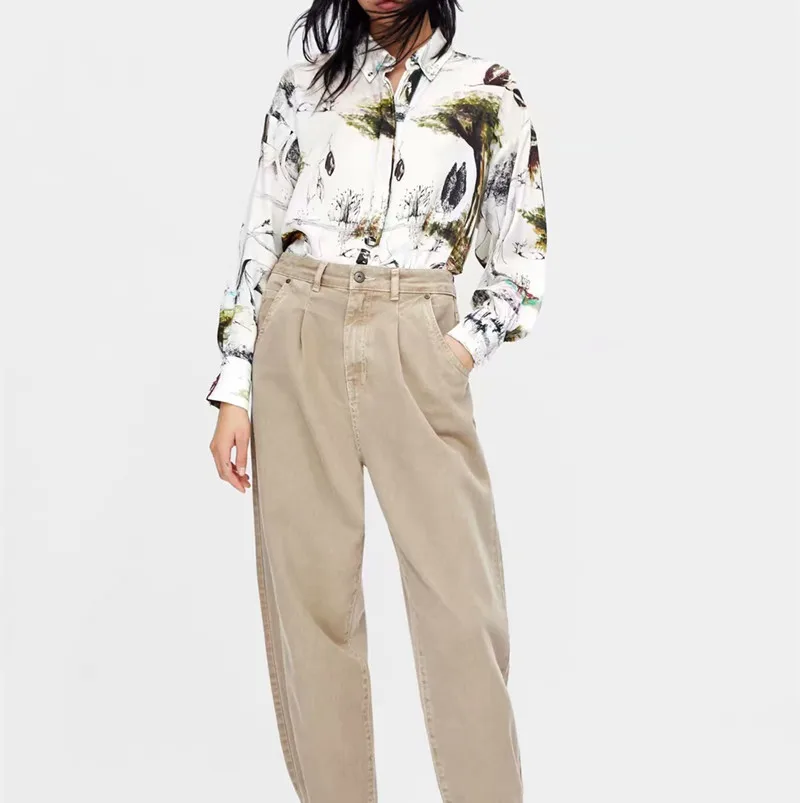 Office lady wear women vintage print blouses casual oversize long sleeve side split shirts streetwear loose femininas blusas
Office lady wear women vintage print blouses casual oversize long sleeve side split shirts streetwear loose femininas blusas