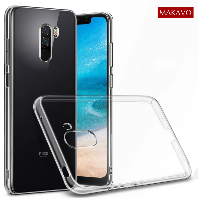 MAKAVO For Xiaomi Pocophone F1 Case Simple Soft TPU Phone Cover Case For Xiaomi Pocophone F1 Poco F1
MAKAVO For Xiaomi Pocophone F1 Case Simple Soft TPU Phone Cover Case For Xiaomi Pocophone F1 Poco F1
