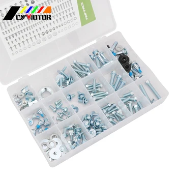 Motorcycle Steel 154 PCS Full Fixed Fastener Kit Bolt Screw Set For Kawasaki KX KXF 125 250 450 2003 2004 2005-2018
Motorcycle Steel 154 PCS Full Fixed Fastener Kit Bolt Screw Set For Kawasaki KX KXF 125 250 450 2003 2004 2005-2018