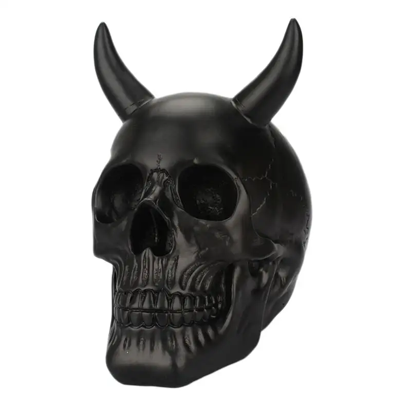 Horn Skull Head Decor Creative Oil Drop Effect Resin Horror Head Sculpture Skeleton Decor Skull Dispaly for Halloween Film Prop
Horn Skull Head Decor Creative Oil Drop Effect Resin Horror Head Sculpture Skeleton Decor Skull Dispaly for Halloween Film Prop
