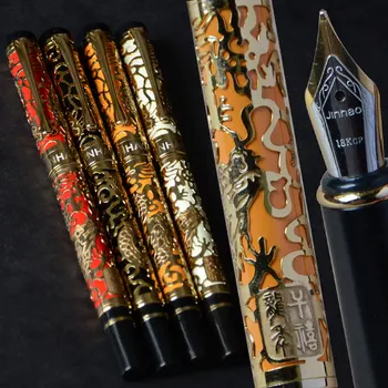 FOUNTAIN PEN JINHAO 5000 BLACK ORANGE RED WHITE AND GOLDEN 18KGP MEDIUM NIB BUSINESS STATIONERY OFFICE GIFT FREE SHIPPING
FOUNTAIN PEN JINHAO 5000 BLACK ORANGE RED WHITE AND GOLDEN 18KGP MEDIUM NIB BUSINESS STATIONERY OFFICE GIFT FREE SHIPPING