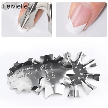 Feivielle 3 Pcs Easy French Line Edge Smile Cutter Nail Stencil Edge Trimmer Multi-size Nail Manicure Nail Art Styling Tool Set
Feivielle 3 Pcs Easy French Line Edge Smile Cutter Nail Stencil Edge Trimmer Multi-size Nail Manicure Nail Art Styling Tool Set