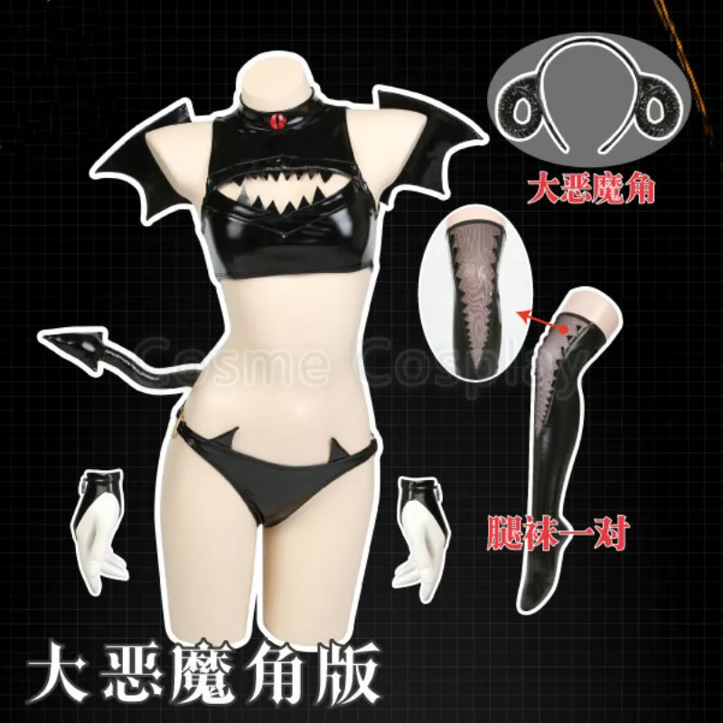 World of Warcraft Succubus Cosplay Costume Mima Cosplay Meimo Costume ArchDevil Demon Imp Koakuma Clothing Latexsuit Black
World of Warcraft Succubus Cosplay Costume Mima Cosplay Meimo Costume ArchDevil Demon Imp Koakuma Clothing Latexsuit Black