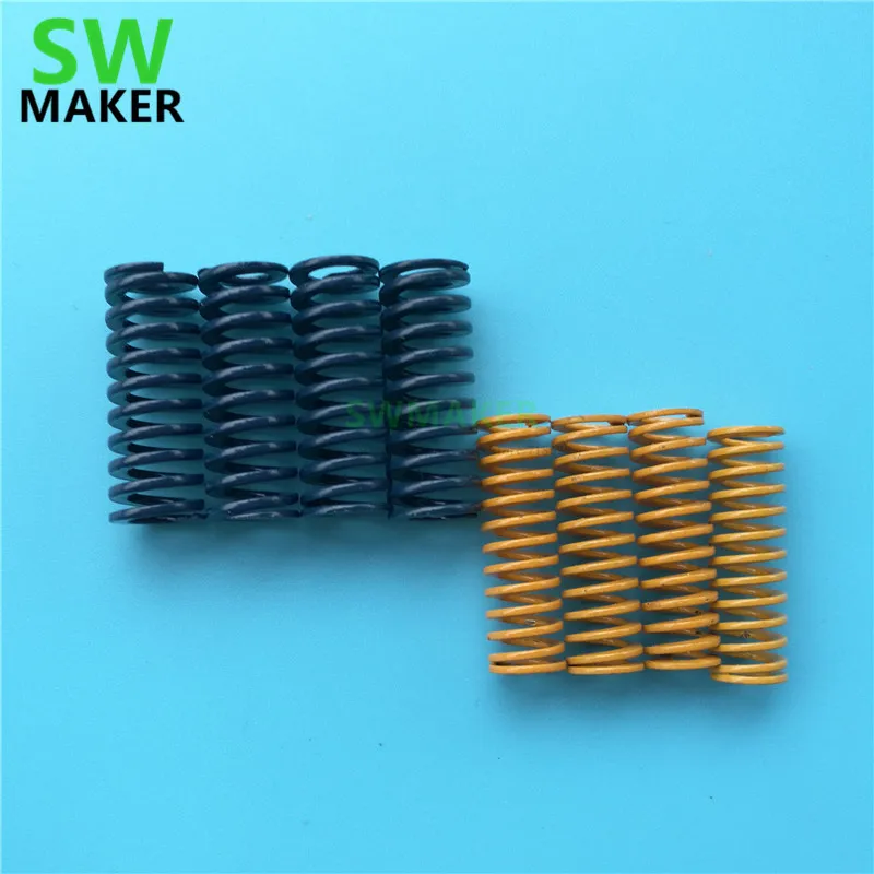 4pcs blue / orange Spring height 25mm For Heated bed CR-10 CR-10Mini CR-10S Series ender-3 CREALITY 3D Printer Parts
4pcs blue / orange Spring height 25mm For Heated bed CR-10 CR-10Mini CR-10S Series ender-3 CREALITY 3D Printer Parts